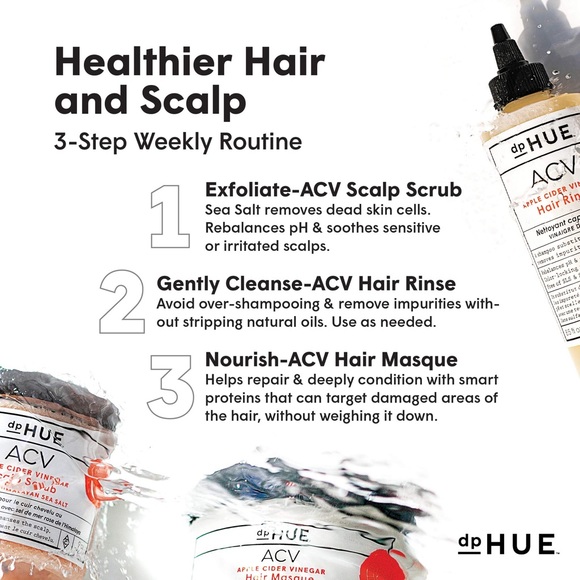 NWT dpHUE ACV Apple Cider Vinegar Hair Masque - Picture 2 of 7